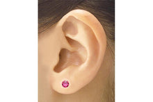 HHOME Crystal Ear Seed 8 Garnet - 2H-STORE